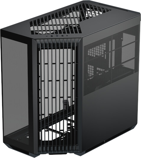 Bild von APNX V1 PC-Gehäuse, Midi-Tower, ATX, Tempered Glass - schwarz (ATX, Mini-ITX), PC Gehäuse, Schwarz