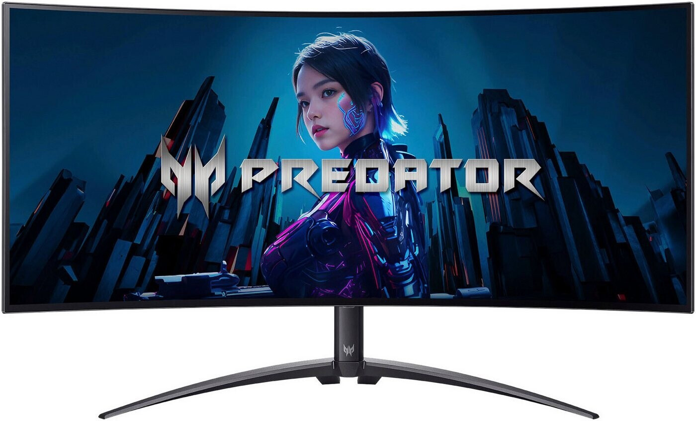 Bild von Acer Predator X39 (X39bmiiphuzx) 39,0" WQHD OLED Curved Gaming 99,1 cm (39,0 Zoll), 240Hz, HDR1000, 2x HDMI 2.1, 1x DP, 1x Type-C, USB3.2x3, Audio Out