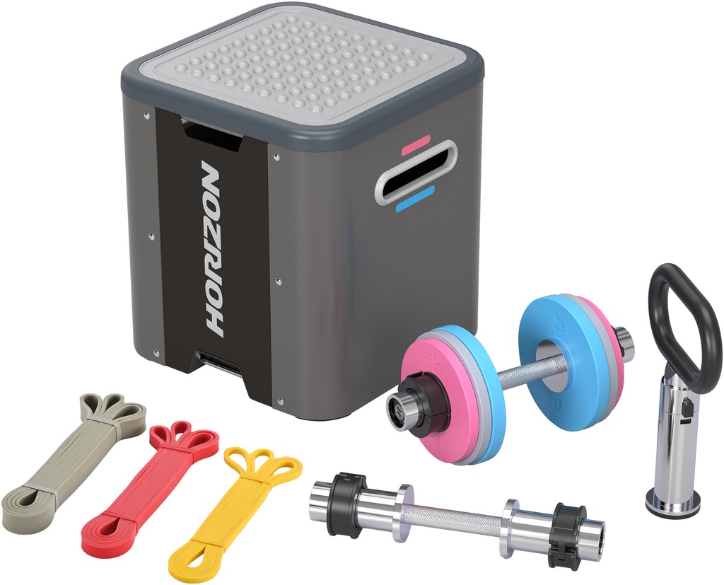 Bild von Horizon Fitness Cube/Hantelbank für vielseitige Trainingsmöglichkeiten