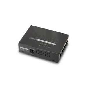 Bild von Planet PoE 802.3at Injektor 4-Port RJ-45 Hub 10/100/1000 Mbps Gewicht: 220g (802.3at (PoE+), 30.80 W), PoE Injector