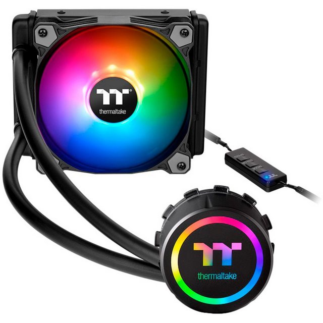 Bild von Thermaltake Water 3.0 ARGB Sync Komplett-Wasserkühlung, CPU Wasserkühler, Schwarz