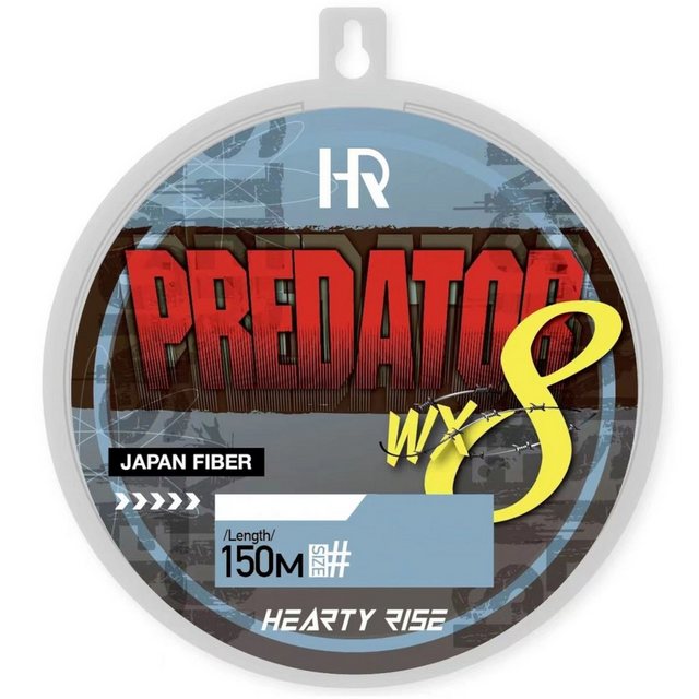 Bild von Hearty Rise Angelschnur Hearty Rise Predator WX8 Line - 150m geflochtene Angelschnur, 0.14 m Länge, 0.14 mm Fadendurchmesser, (150-St)