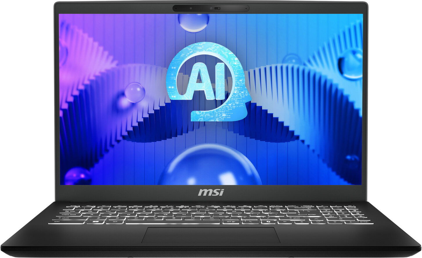 Bild von MSI Modern 15 H AI C1MG-081 - 15,6" FHD Display Notebook (39,60 cm/15.6 Zoll, Intel Core 155H, Arc™ Grafik, 512 GB SSD, Intel Core Ultra 7 155H, 16GB DDR5 RAM, 512GB SSD)