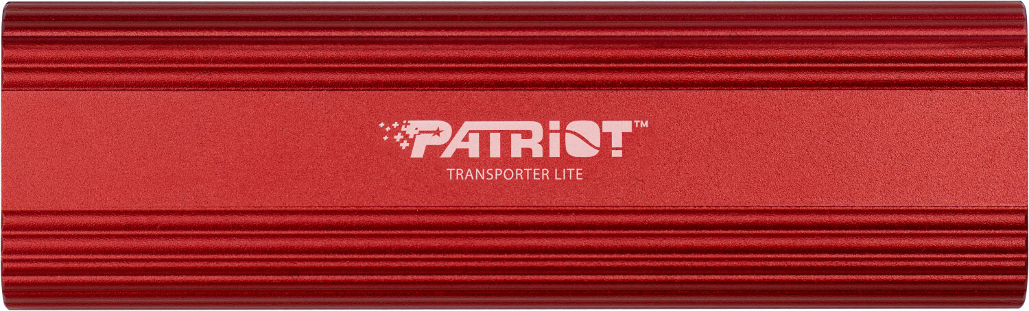 Bild von Externe tragbare SSD PATRIOT MEMORY Transporter Lite 512 GB USB3.2 Type-C 1000 MB/S (PTPL512GPEC) Rot (PTPL512GPEC)