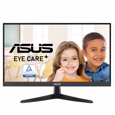 Bild von ASUS VY229Q - LED-Monitor - 55.9 cm (22) (21.4 sichtbar) - 1920 x 1080 Full HD (1080p) @ 75 Hz - IPS - 250 cd/m² - 1000:1 - 1 ms - HDMI, DisplayPort - headset / speaker(s) - Schwarz (90LM0960-B02170)