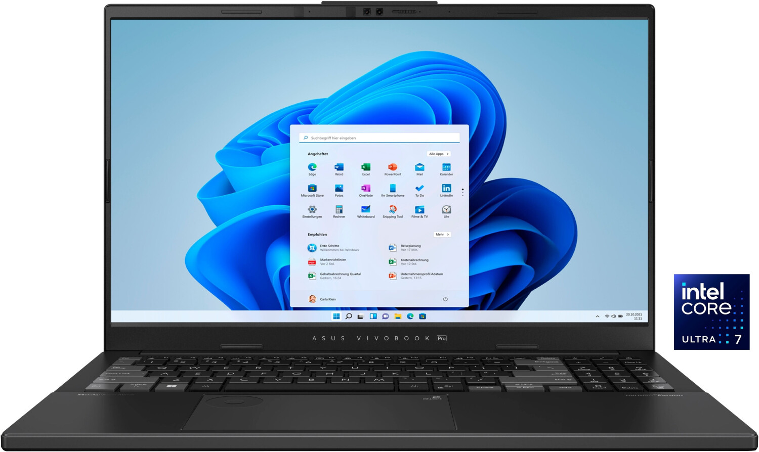 Bild von ASUS VivoBook Pro 15 OLED N6506MV-MA045X Intel Core Ultra 9 185H Laptop 39,6 cm (15.6") 3K 24 GB DDR5-SDRAM 1 TB SSD NVIDIA GeForce RTX 4060 Wi-Fi 6E (802.11ax) Windows 11 Pro Grau