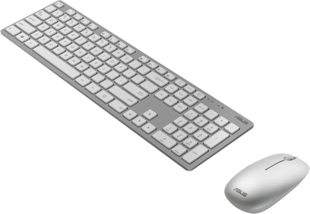 Bild von ASUS W5000 wireless Keyboard+Mouse dt. COPILOT Layout weiss (DE, Kabellos), Tastatur, Weiss