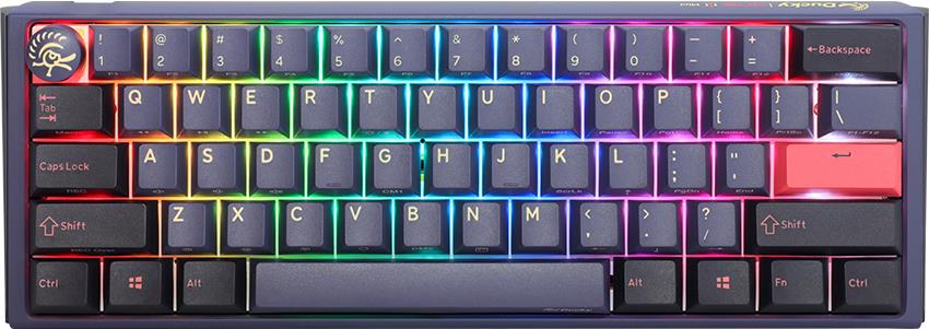 Bild von Ducky One 3 Cosmic Blue Mini Gaming RGB LED - MX-Ergo-Clear US Tastatur USB (DKON2161ST-EUSPDCOVVVC2)