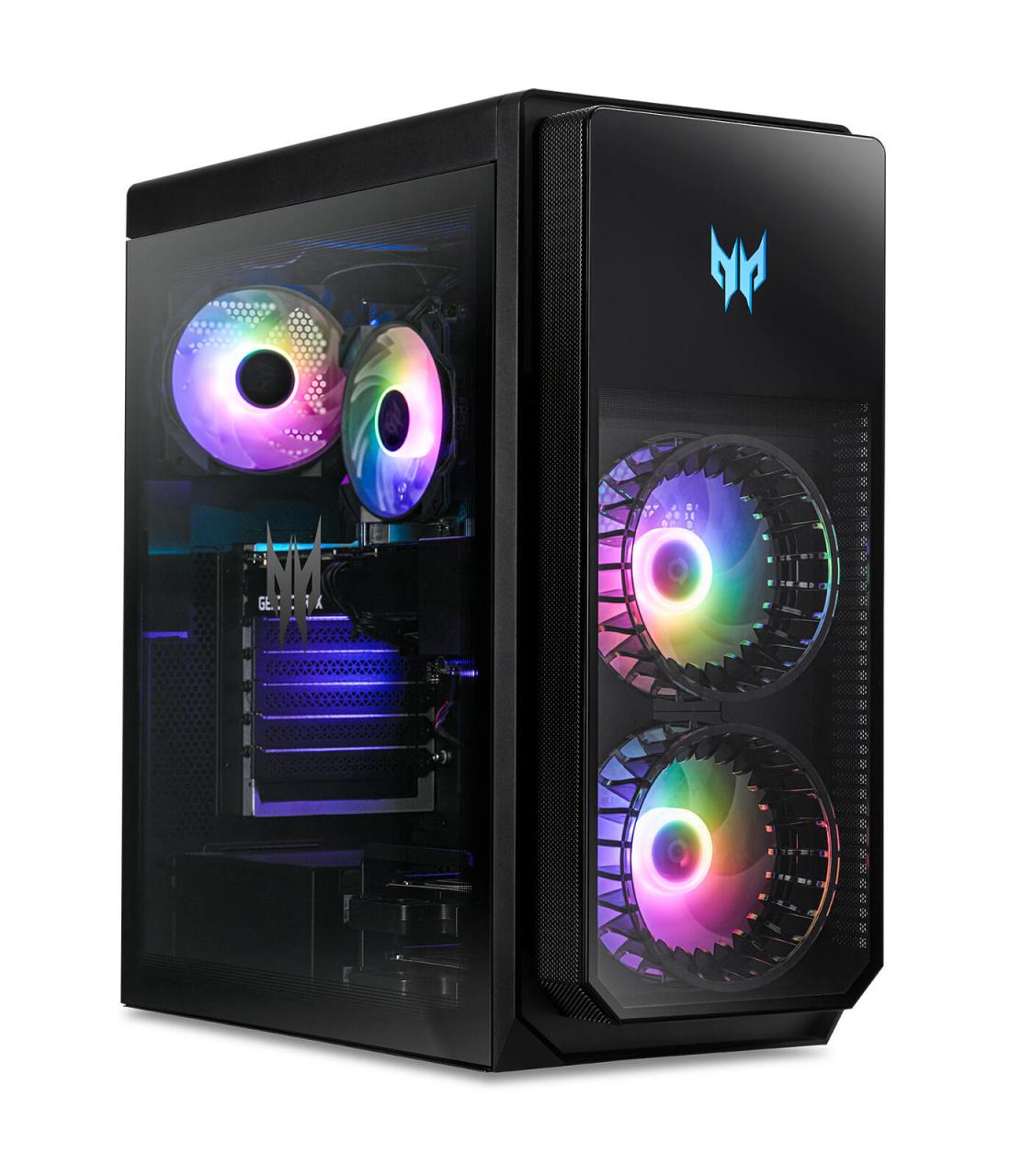 Bild von Acer PREDATOR Orion 5000 i7-14700F 32GB 2TBSSD RTX4070s 12GB W11H (Intel Core i7-14700F, 32 GB, 2000 GB, SSD, GeForce RTX 4070 Super), PC, Schwarz