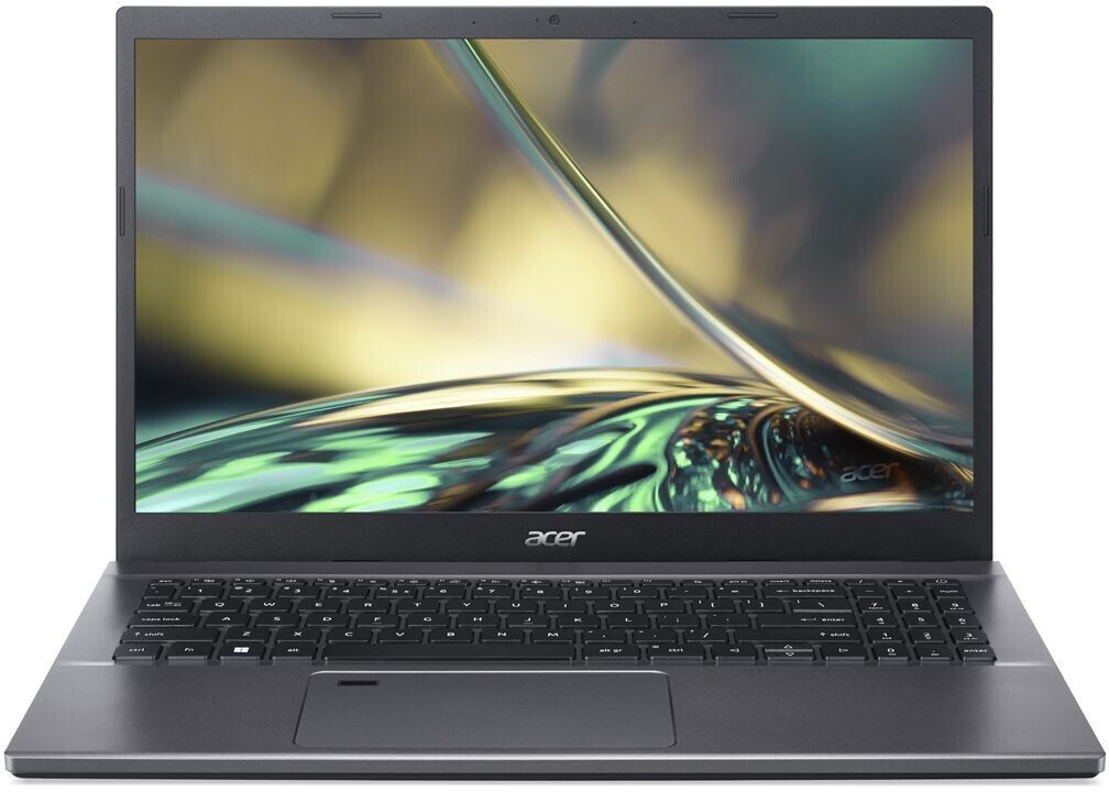 Bild von Acer Aspire 5 (A515-57-58XA) 39.6 cm (15.6) 1920 x 1080, FHD, IPS, Notebook (Intel Core i5 (12. Gen) - 12450H 2 GHz, bis zu 4.4 GHz 2 MB Cache, Intel UHD Graphics, 512 GB SSD, 16 GB DDR4 (2 x 8 GB), Bluetooth, 250 cd/m², HDMI, USB-C, LAN)