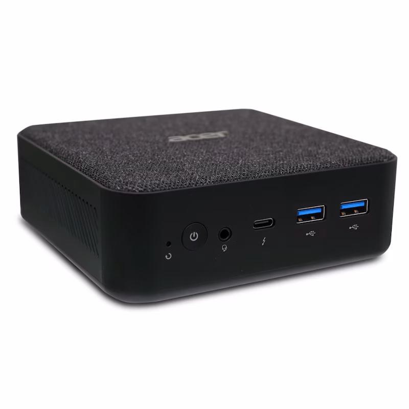 Bild von Acer Revo Box RB102-14U5U - Barebone - Mini-PC - 1 x Core Ultra 5 125U / 1,3 GHz - RAM 16GB - SSD 512GB - Intel Graphics - Wi-Fi 6, Bluetooth, 1GbE, 2,5GbE - WLAN: 802,11a/b/g/n/ac/ax, Bluetooth - Win 11 Pro (DT.BMCEG.002)