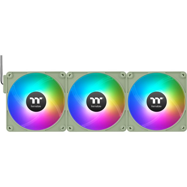 Bild von Thermaltake TT CT140 EX ARGB Sync PC Cooling Fan 3 Pack Matcha Green (140 mm, 3 x), PC Lüfter, Grün