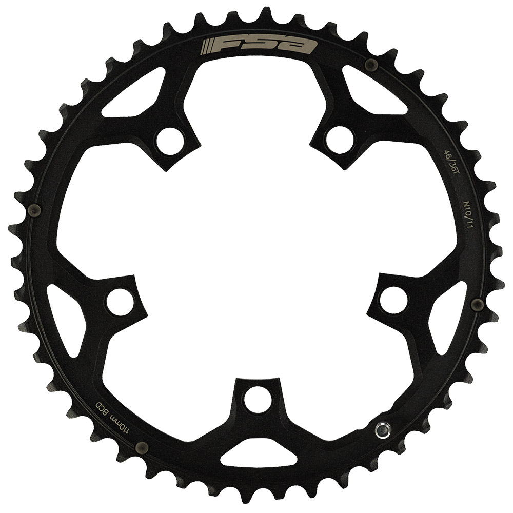 Bild von Fsa Road Pro 110 Bcd Chainring Schwarz 46t