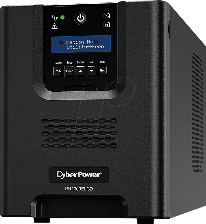 Bild von CYBERPOWER SYSTEMS USV-Anlage Professional Series PR1000ELCD - USV - 900 Watt - 1000 VA - schwarz