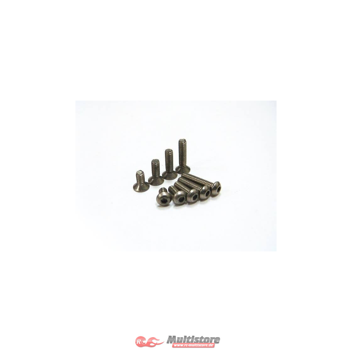 Bild von Hiro Seiko Titanium Hex Socket Button Head Screw M2.6x6 ( 4 pcs) / HS-69886