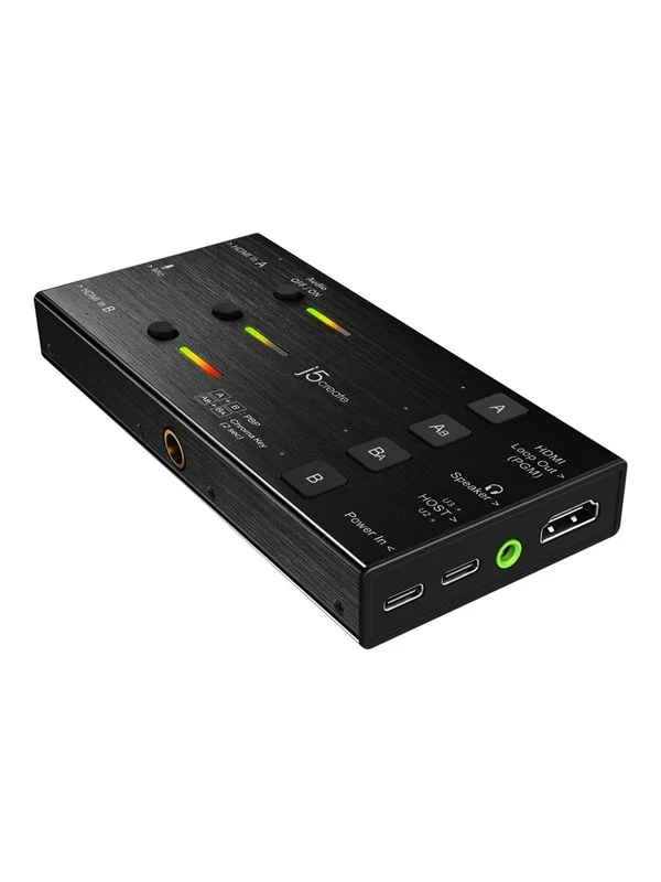 Bild von j5Create DUAL HDMI VIDEO CAPTURE (Windows, Linux, Mac), Game Recorder, Schwarz