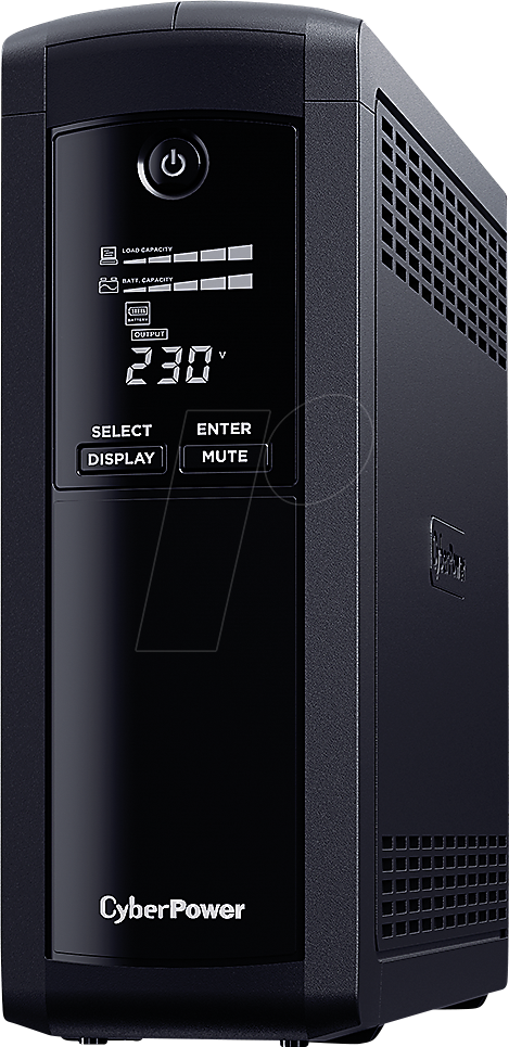 Bild von CyberPower VP1200ELCD Backup UPS Systems 1200VA / 720W Outputs: 5x Schuko