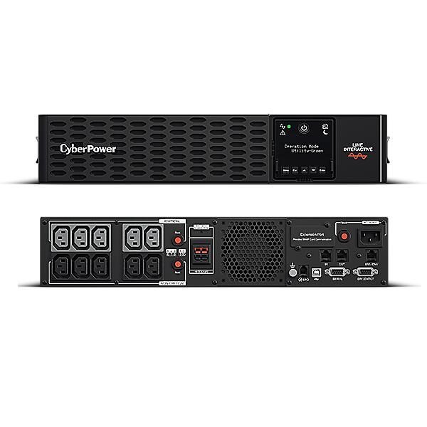 Bild von CyberPower Systems CYBERPOWER PR1500ERTXL2U Rack/Tower Line-Interactive UPS 1500VA/1500W 2HE Sinewave PFC Compatible AV