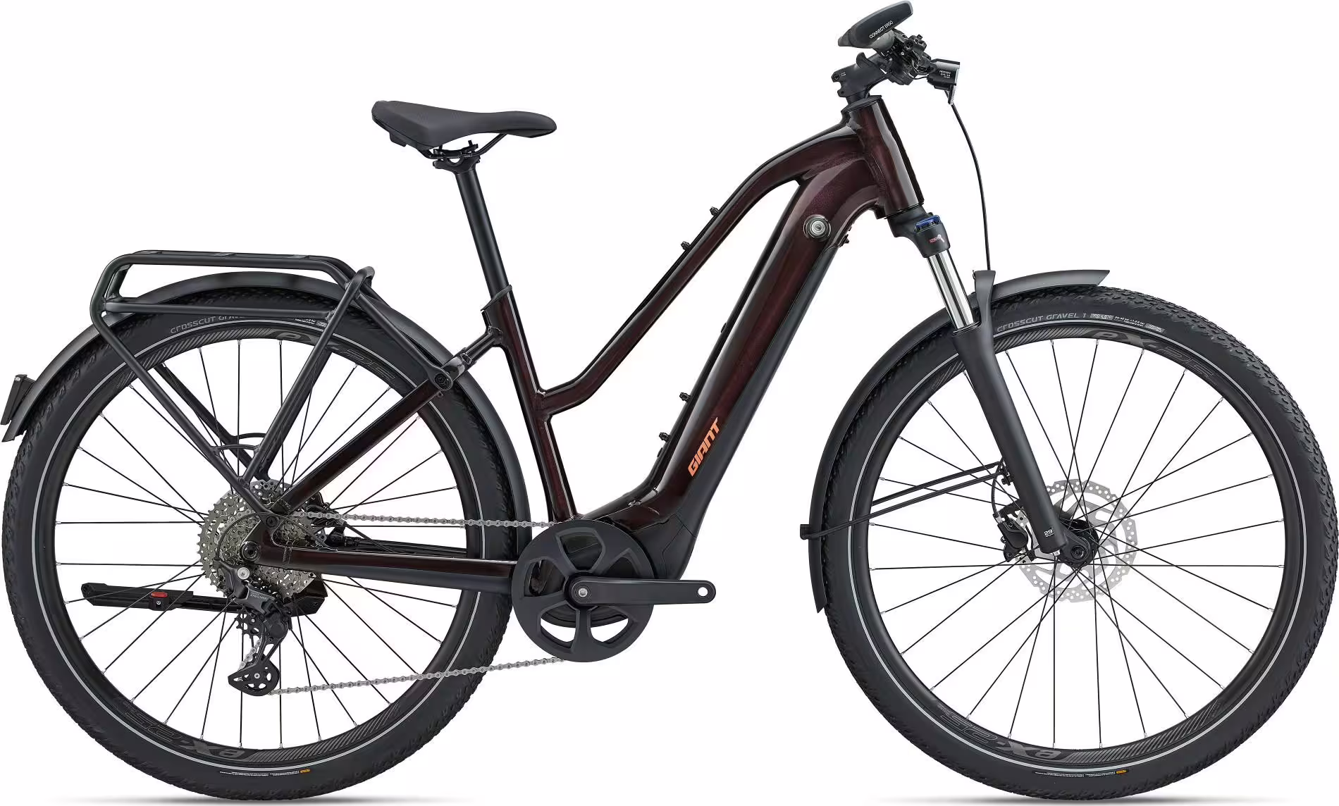 Bild von Giant Explore E+ 1 STA - 2024 - Cordovan / Black Gloss-Matt | L