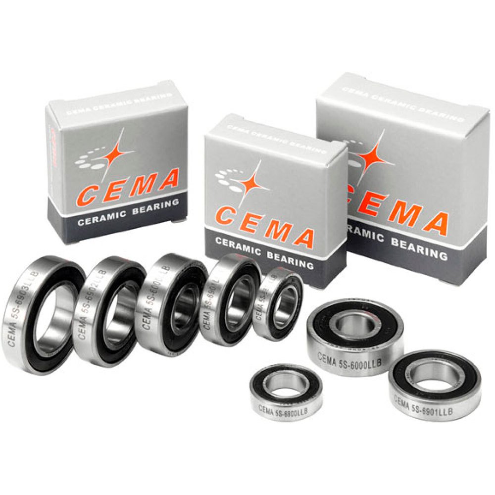 Bild von Cema 609 Ceramic Bearings Silber 9 x 24 x 7 mm