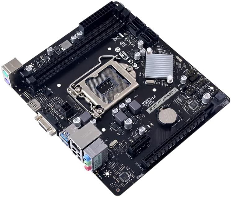 Bild von BIOSTAR H81MHV3 3.0 Mainboard - Intel H81 Express - Intel LGA1150 socket - DDR3L (Low Voltage) RAM - Micro-ATX