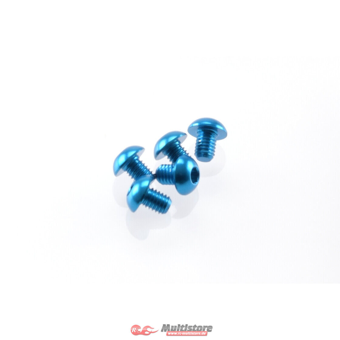 Bild von Hiro Seiko Alloy Hex Socket Button Head Screw M3x4 [T-Blue] / HS-48135