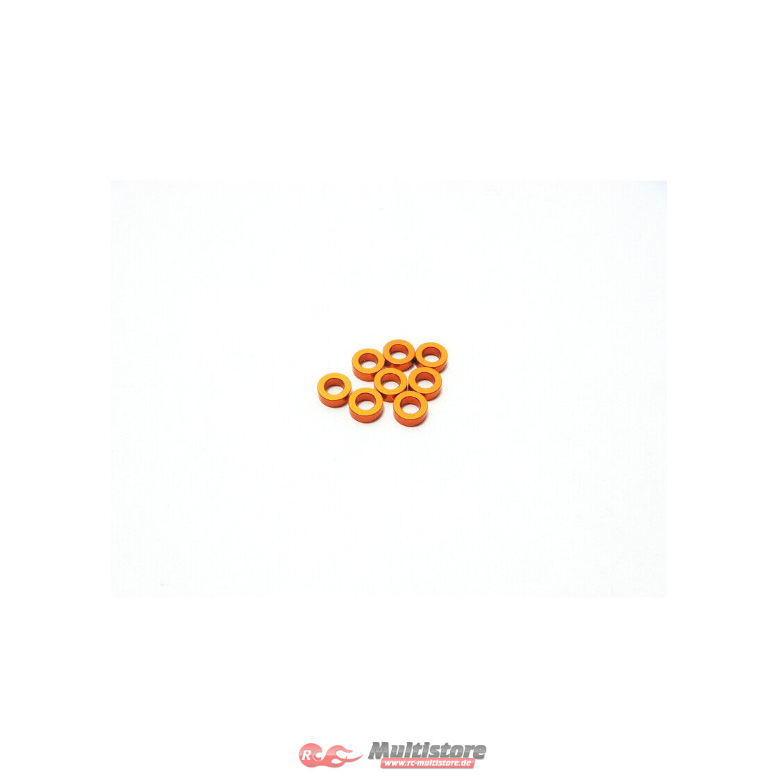 Bild von Hiro Seiko 3mm Alloy Spacer Set (2.0mm) [Orange] / HS-48470