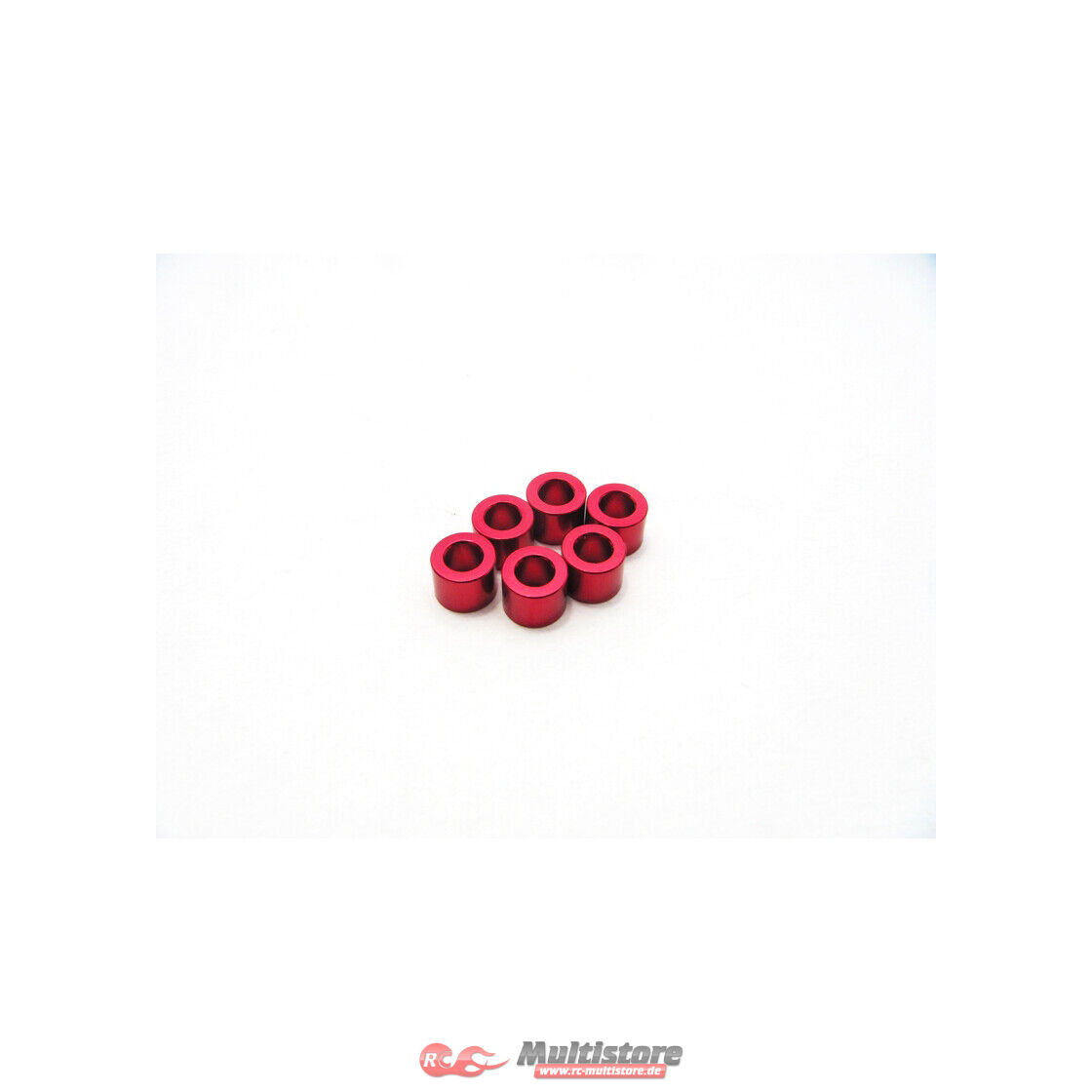 Bild von Hiro Seiko 3mm Alloy Spacer Set (2.5mm) [Red] / HS-48471