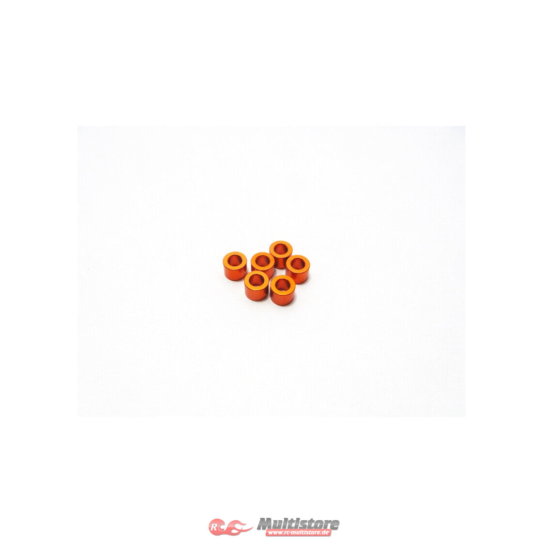 Bild von Hiro Seiko 3mm Alloy Spacer Set (3.0mm) [Orange] / HS-48484