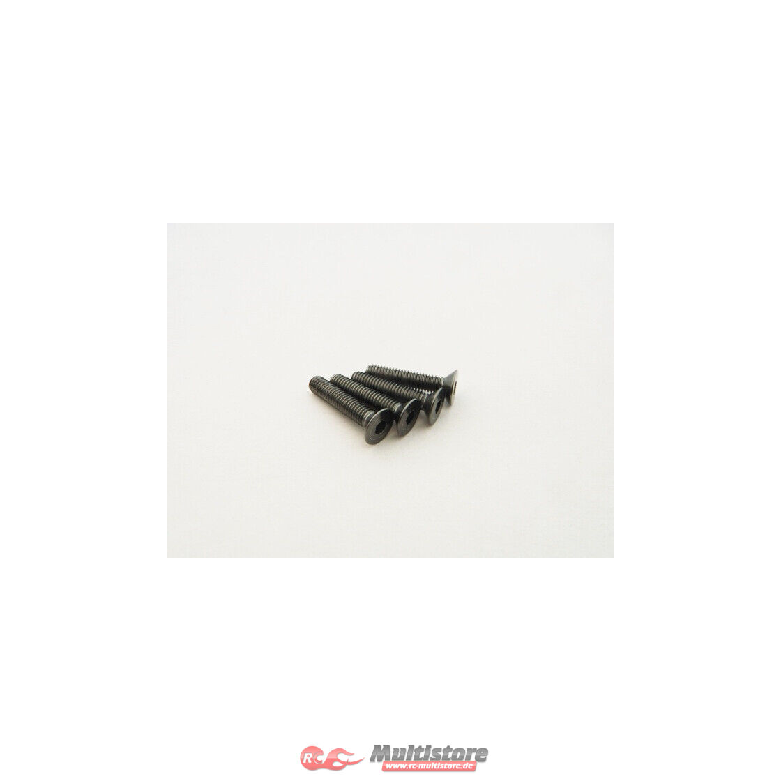Bild von Hiro Seiko Alloy Hex Socket Flat Head Screw M3x16 (4pcs | Gray) / HS-48775