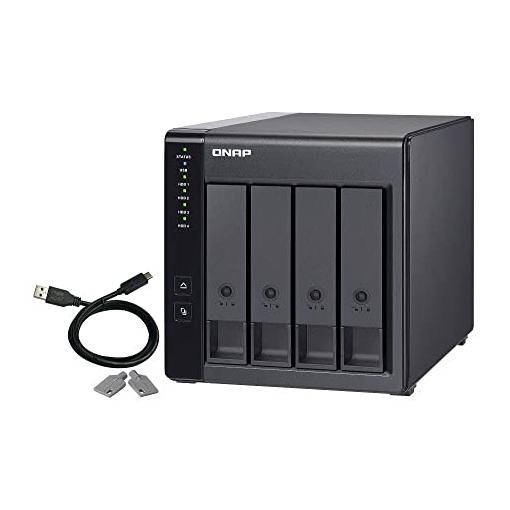 Bild von QNAP Systems TR-004 Erweiterungsgehäuse 4-Bay [0/4 HDD/SSD, 1x USB 3.2 Gen 1]