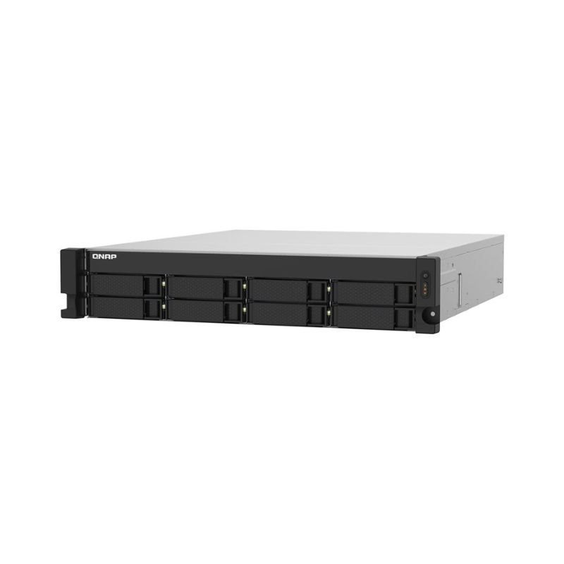Bild von QNAP TS-832PXU NAS-Server 8 Schächte Rack einbaufähig SATA 6GB/s RAM 4GB