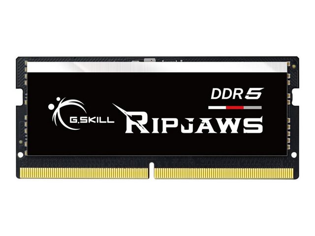 Bild von G.Skill D5S16GB 5600-46 N                    GSK  F5-5600S4645A16GX1-RS (1 x 16GB, 5600 MHz, DDR5-RAM, SO-DIMM), RAM, Schwarz
