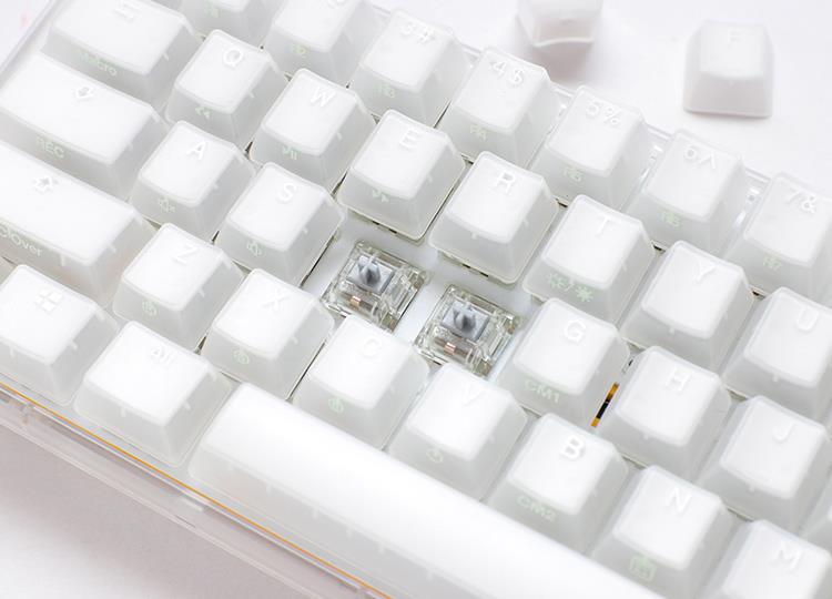 Bild von Ducky One 3 Aura White TKL Gaming Tastatur, RGB LED - Gateron Baby Kangaroo (DE, Kabelgebunden), Tastatur, Weiss