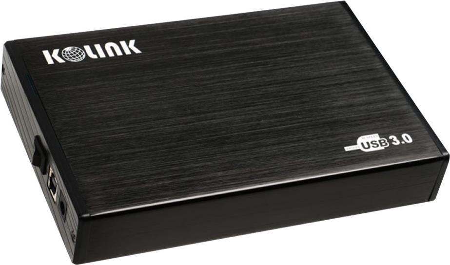 Bild von Kolink 3.5  USB 3.0 externes Gehäuse - schwarz (HDSU3U3)