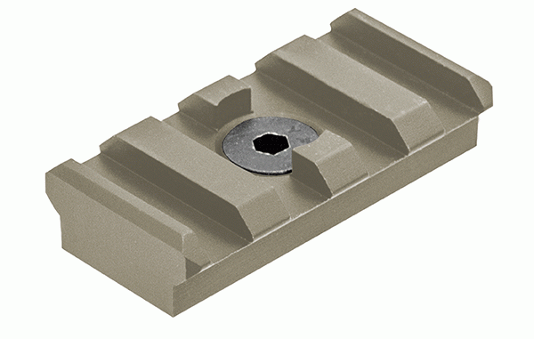 Bild von UTG PRO 4-Nuten M-LOK Picatinny Schiene FDE