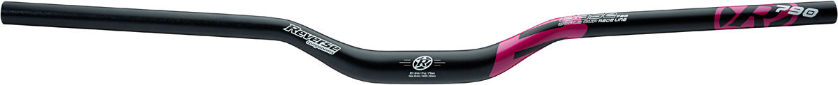 Bild von Reverse Base Fahrrad Lenker 31.8mm 790mm schwarz/pink 18mm Rise