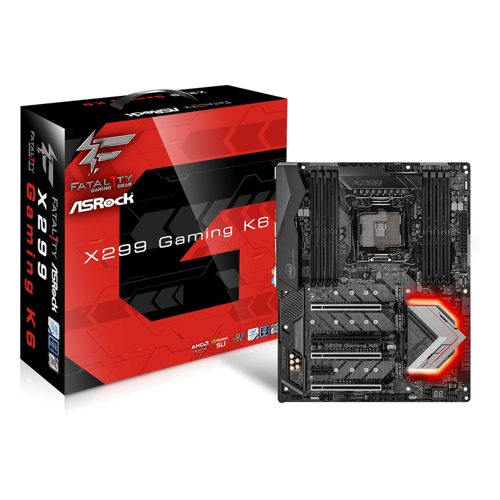 Bild von ASRock Fatal1ty X299 Gaming K6 – High-Performance Mainboard für Gaming-Enthusiasten