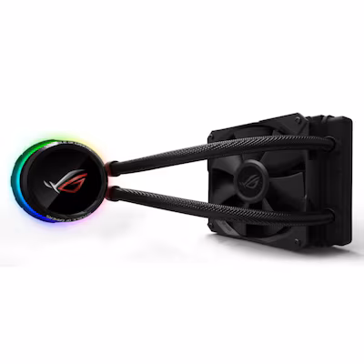Bild von ASUS ROG Ryuo 120 - Prozessor-Flüssigkeitskühlsystem - (für: LGA1156, LGA1366, LGA1155, LGA2011, LGA1150, LGA2011-3, LGA1151, AM4, LGA2066, TR4) - Aluminium mit Kupferbasis - 120 mm (90RC0010-M0UAY0)