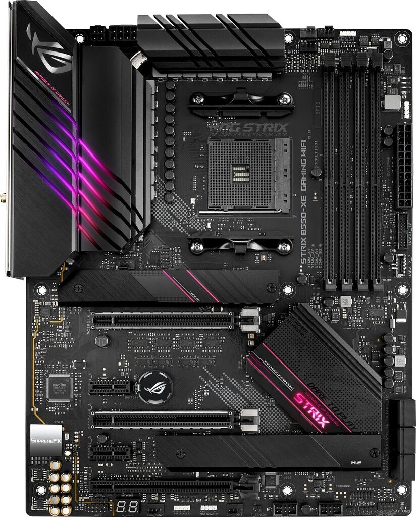 Bild von Asus ROG STRIX B550-XE GAMING WIFI Mainboard Sockel (PC) AMD AM4 Formfaktor (Details) ATX Mainboard-