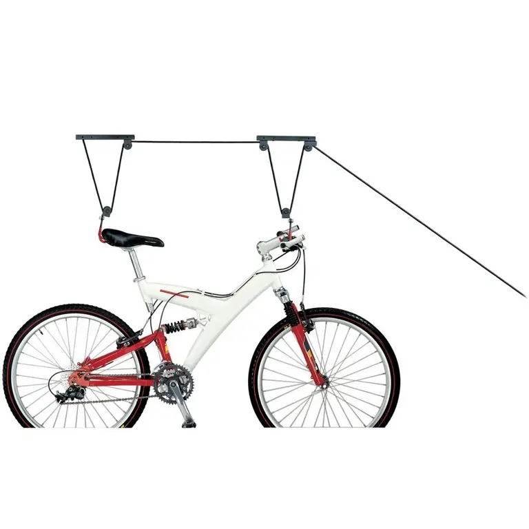Bild von Fester Flaschenzug Fahrrad an der Decke IceToolz