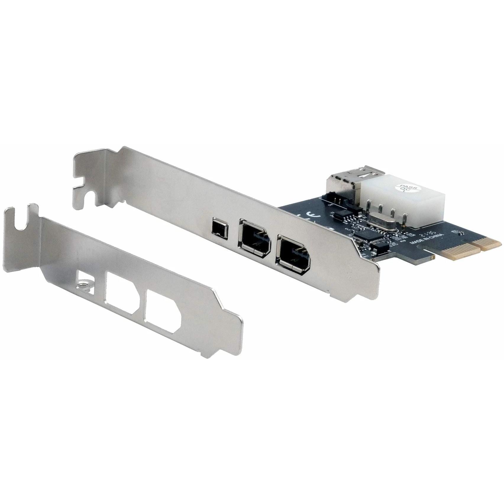 Bild von Exsys GmbH PCI-Express FireWire 1394a Karte mit 3+1 Ports (Via), Kontrollerkarte