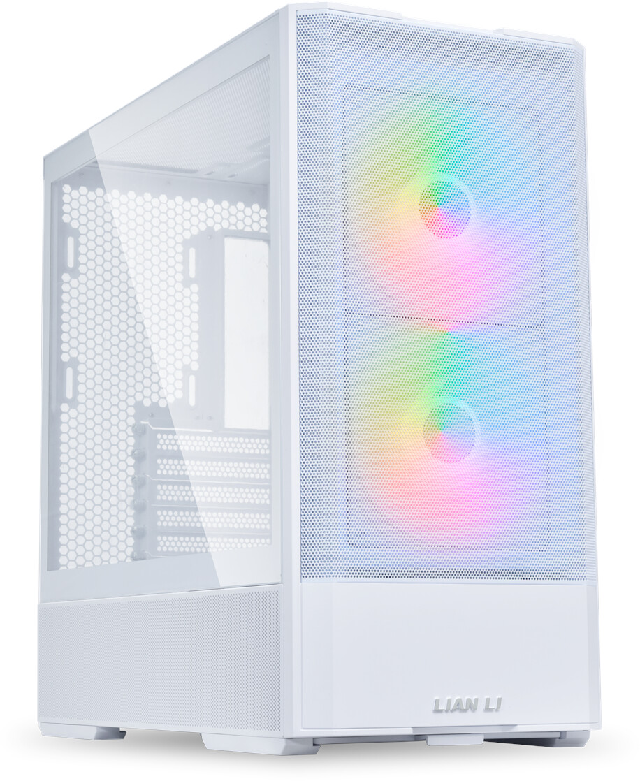 Bild von Lian-Li LANCOOL 207 PC Gehäuse, Midi-Tower, ATX, Tempered Glass - weiß, PC Gehäuse, Weiss