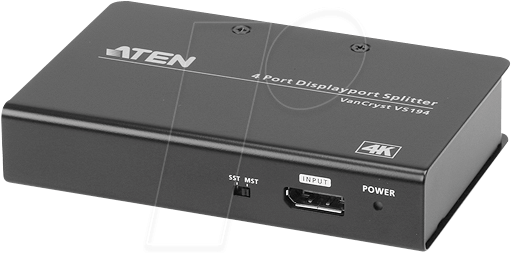 Bild von ATEN VS194 - Video-Verteiler - 4 x DisplayPort - Desktop (VS194A-AT-G)