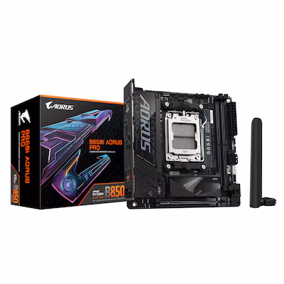 Bild von Gigabyte B850I AORUS PRO Mainboard Sockel (PC) AMD® AM5 Formfaktor (Details) Mini-ITX Mainboard-Chi