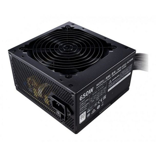 Bild von Cooler Master MWE White V2 650 - Stromversorgung (intern) - ATX12V 2.52/ EPS12V - 80 PLUS - Wechselstrom 230 V - 650 Watt - aktive PFC - Europa (MPE-6501-ACABW-EU)