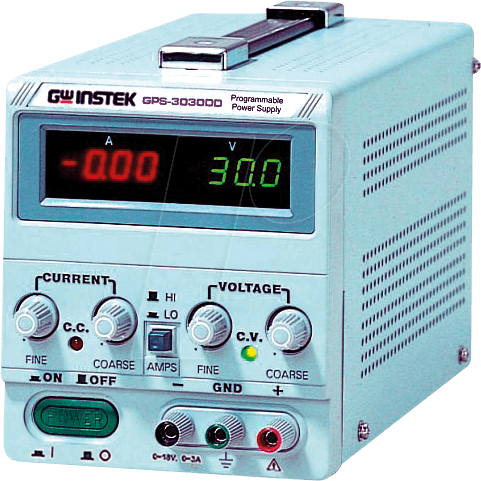 Bild von GW Instek Labornetzgerät, einstellbar GPS 3030DD 0 30 V 3 A 90 W Anzahl Ausgänge 1 x, Labornetzgerät