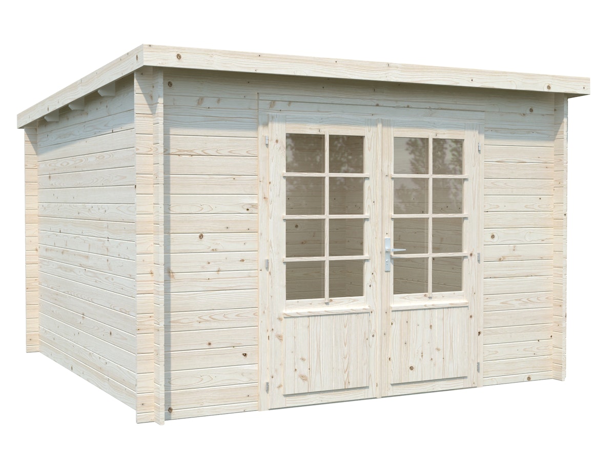 Bild von Palmako Gartenhaus Ella 8,7 m² - 28 mm naturbelassen