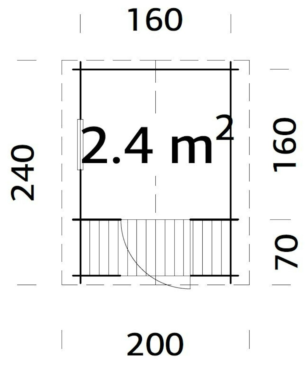 Bild von Palmako Kinderspielhaus Sam 2,4 m²