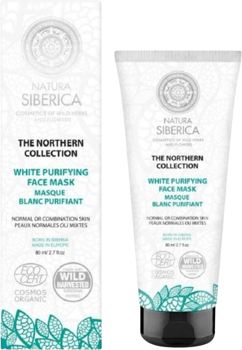 Bild von Natura Siberica, Gesichtsmaske, White Purifying Face Mask (80 ml)